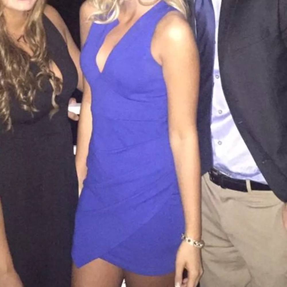 Royal blue dress